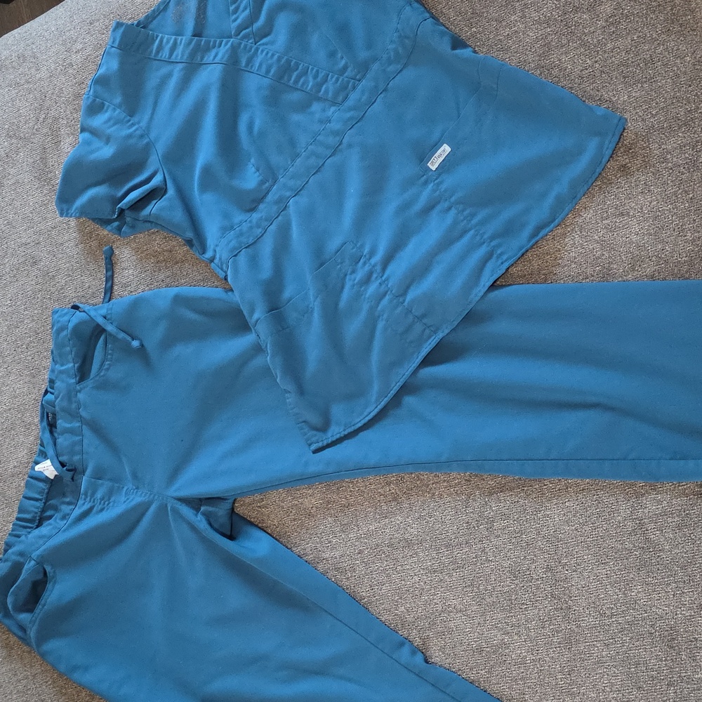 Teal Grey's Anatomy Scrub Set